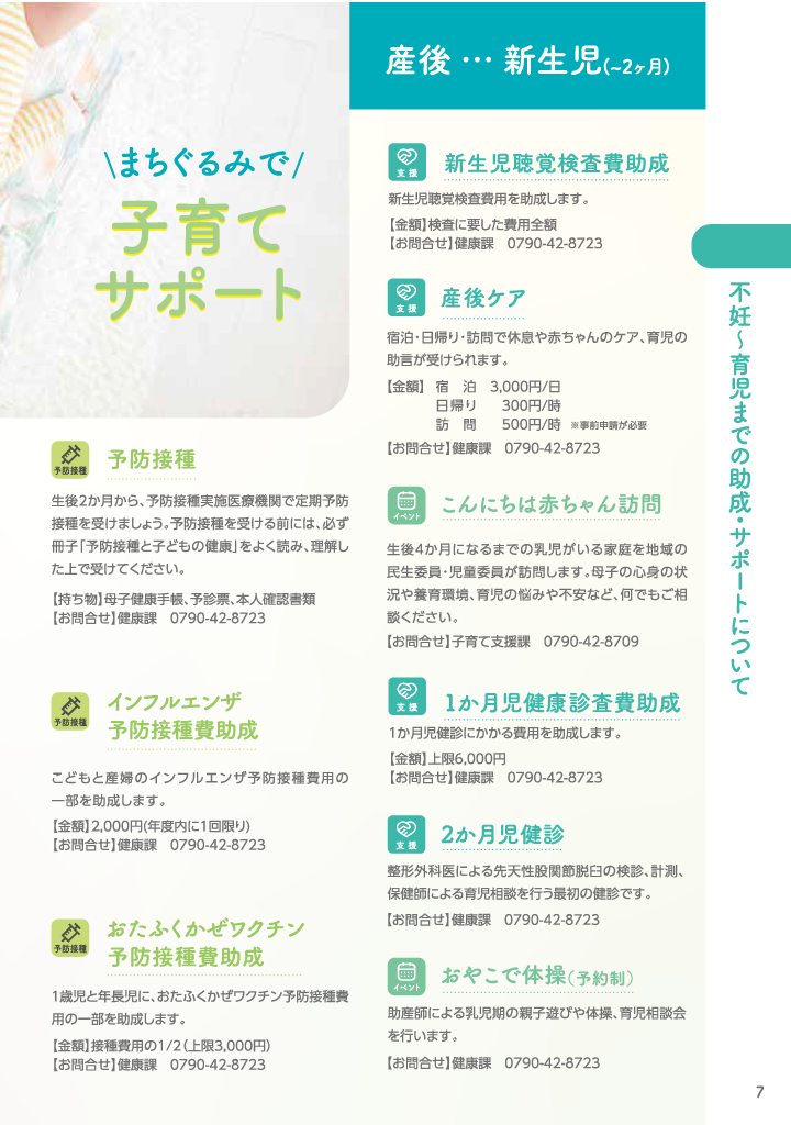 加西市子育てハンドブック ページ8